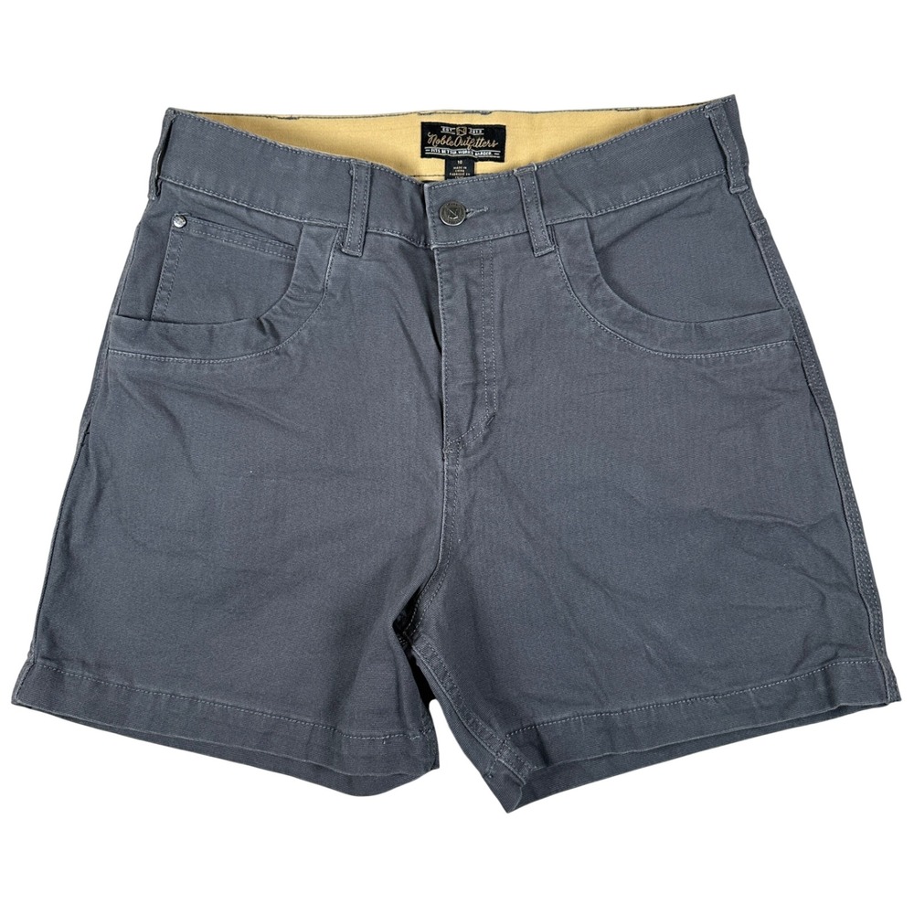 Noble Outfitters Womens Size 10 Gray Canvas Utility‎ Work Shorts Workwear Gorp